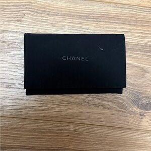 Chanel Black Wallet pouch dustbag